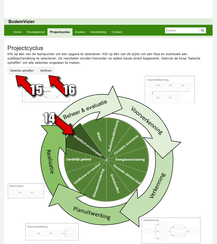 Schermafdruk: routeplanner - opgave